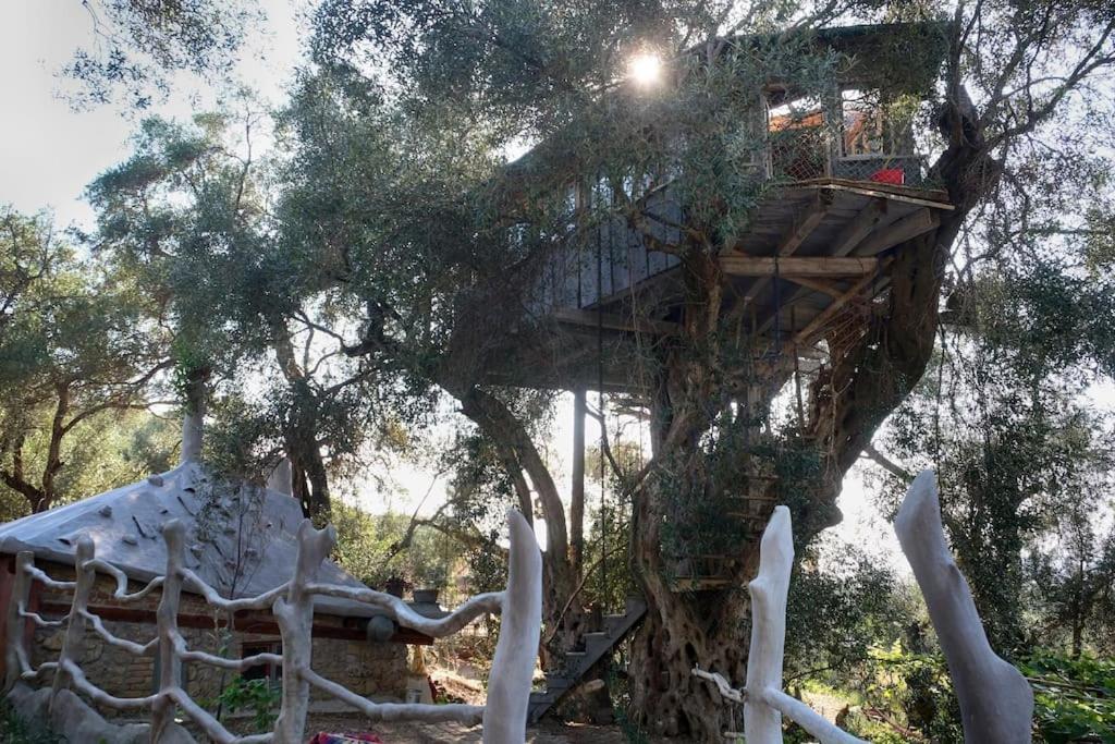 Margaritis'S Treehouse Villa Paramonas  Buitenkant foto